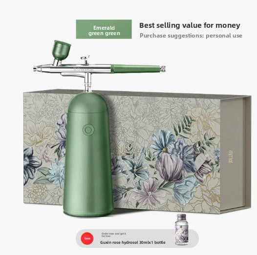 Handheld portable spray gun beauty device