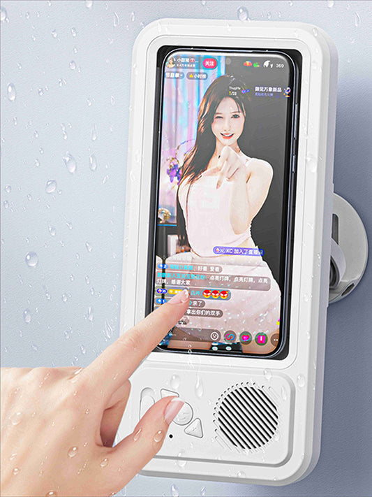 Waterproof Bluetooth Speaker Phone Case for Bathroom